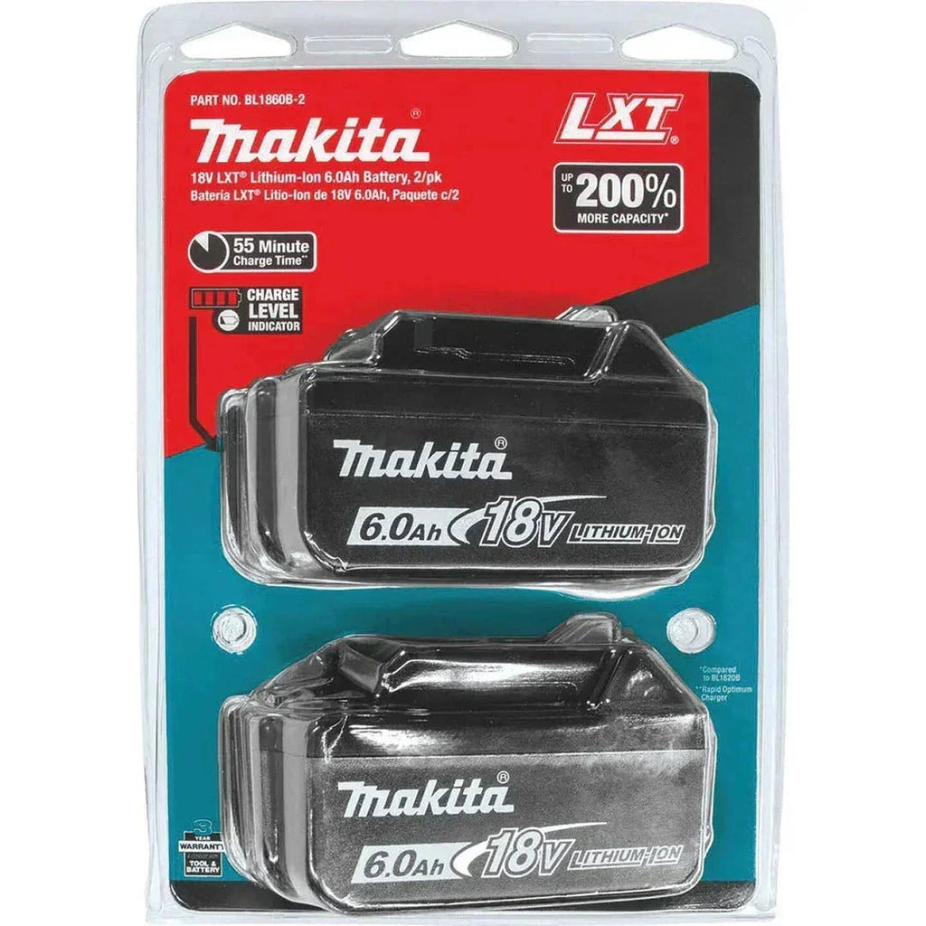 Makita 18V 6.0Ah Battery Combo Kit – Twin Pack